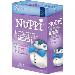 Молочная смесь  2 6-12 месяцев, 350 г Nuppi
