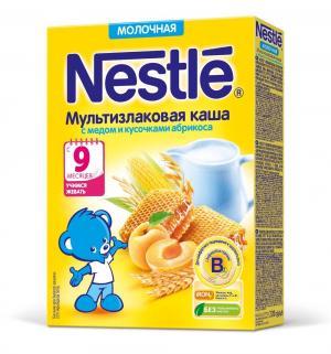 Каша  молочная мультизлаковая с медом и абрикосом 9 месяцев 220 г 1 шт Nestle