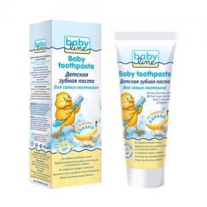 Зубная паста  Банан, от 1 до 4 лет, 75 мл Baby Line