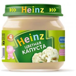 Пюре  цветная капуста с 4 месяцев, 80 г Heinz