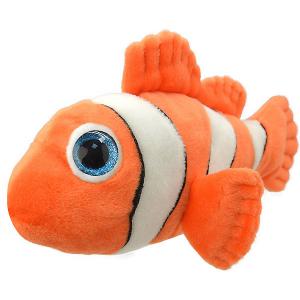 Мягкая игрушка Floppys Рыба-клоун, 25 см Wild Planet. Цвет: оранжевый/белый
