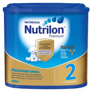 Молочная смесь  Premium 2 6-12 месяцев, 400 г Nutrilon