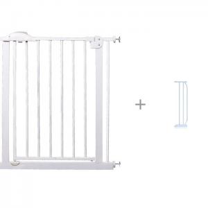 Барьер-калитка для дверного проема 75-85 см с расширителем барьера 20 Baby Safe