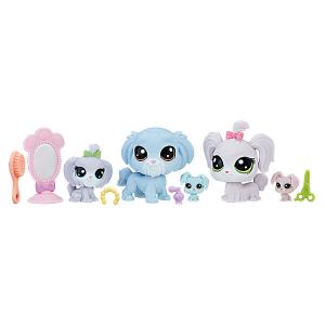 Набор фигурок Littlest Pet Shop Семья собачек Hasbro