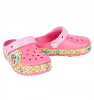 Сабо  CB Disney Princess Lts Clog K VPk, цвет: розовый Crocs