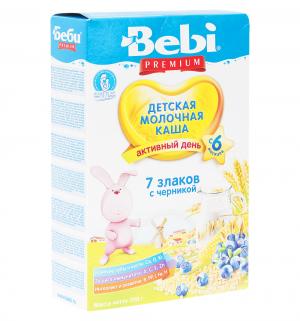 Каша  молочная 7 злаков с черникой 6 месяцев 200 г Bebi