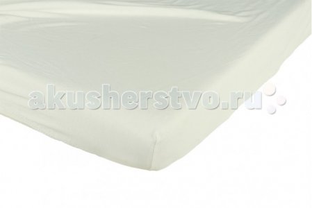 Простыня Ivory Cotton Fitted sheet 130г/м2 60x120 см Candide