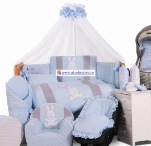 Комплект в кроватку  Rabbit (7 предметов) Tuttolina