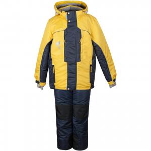Комплект: куртка и полукомбинезон Дамир JICCO BY  для мальчика OLDOS. Цвет: желтый