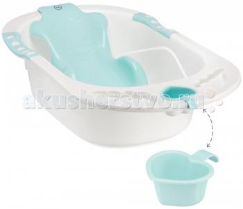 Ванночка детская с анатомической горкой Bath Comfort Happy Baby