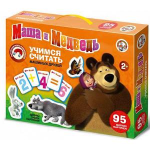 Магнитная игра  Маша и Медведь Учимся считать, 95 элементов Десятое королевство. Цвет: разноцветный
