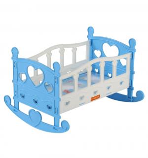 Кроватка для кукол  №2, голубая 29 см Полесье