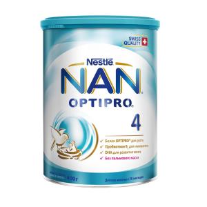 Детское молочко  Optipro 4 с 18 месяцев, 400 г Nan