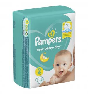 Подгузники  New Baby-Dry (4-8 кг) 17 шт. Pampers