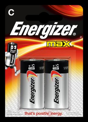 Батарейки Энерджайзер МАХ формат С 2 шт Energizer