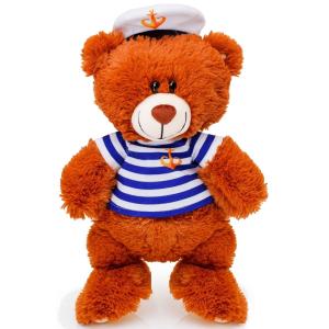 Мягкая игрушка  Медвежонок моряк 50 см цвет: коричневый СмолТойс