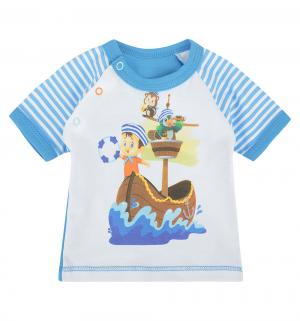 Футболка  Морские приключения, цвет: голубой Babyglory