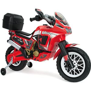 Мотобайк Injusa Honda Africa Twin, 6V, красный. Цвет: красный