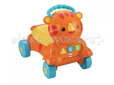 Ходунки Fisher Price каталка Тигренок Pink Lining