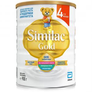 Детское молочко  Gold 4 с 18 месяцев, 900 г Similac