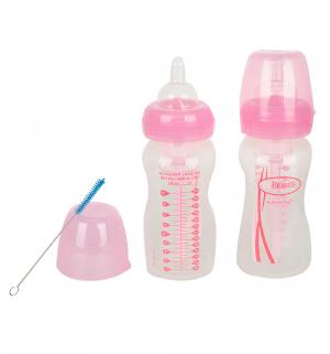 Набор бутылочек Dr.Browns Options полипропилен с рождения, 270 мл, цвет: розовый Dr.Brown's