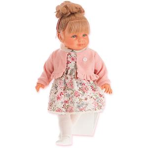 Кукла Juan Antonio Munecas Нина в розовом, 55 см. Цвет: розовый