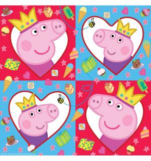 Набор салфеток  Пеппа-Принцесса 33 см Peppa Pig