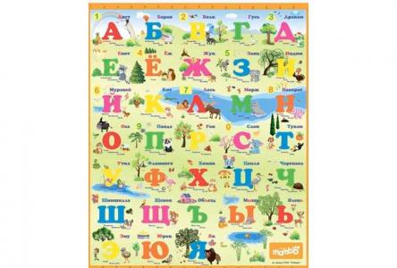 Игровой коврик  Русский Алфавит Mambobaby