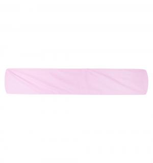 Наволочка Валик-мах длина по внешнему краю 180 см, цвет: розовый Smart-textile
