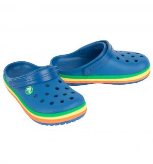 Сабо  CB Rainbow Band Clog K BlJ, цвет: синий Crocs