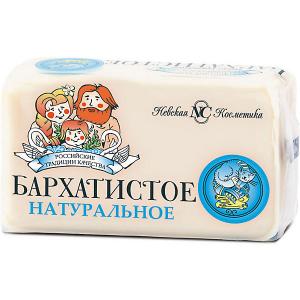 Туалетное мыло  Бархатистое, 140 г Невская косметика