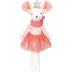Мягкая игрушка  Мышка тильда, 31 см, бело-розовая Angel Collection. Цвет: розовый/белый