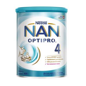 Детское молочко  Optipro 4 с 18 месяцев, 800 г Nan