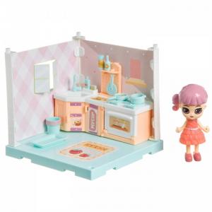 Игровой набор Мебель Кукольный уголок Кухня и куколка Oly Bondibon