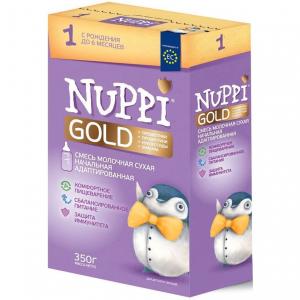 Молочная смесь  Gold 1 0-6 месяцев, 350 г Nuppi