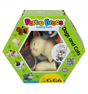 Мягкий конструктор Ks Kids Popbo Blocks Котики и щенята K's
