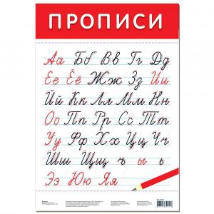 Плакат  Прописи Дрофа-Медиа