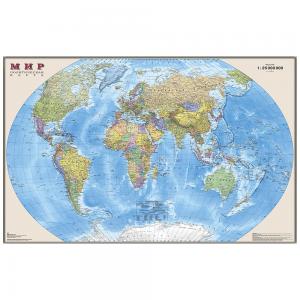 Настенная карта  Мир. Политическая 1:25М Ди Эм Би