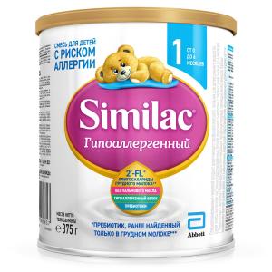 Молочная смесь  Гипоаллергенный 1 0-6 мес, 375 г Similac