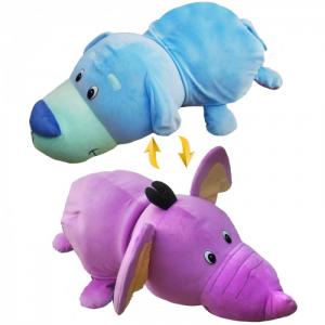 Мягкая игрушка  Вывернушка Щенок-Слон 2 в 1 76 см Toy