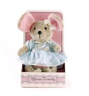 Мягкая игрушка  Вaby mouse Мышка шарнирная Капелька в платье Angel Collection