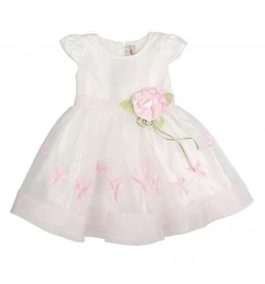Платье , цвет: белый/розовый LP Collection