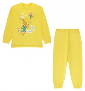 Пижама джемпер/брюки , цвет: желтый Утенок
