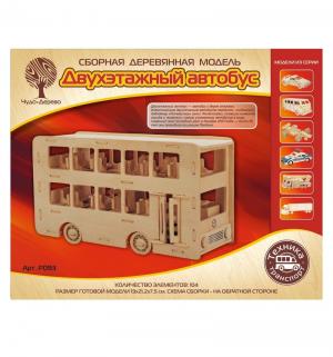 Деревянный конструктор  Двухэтажный автобус Wooden Toys