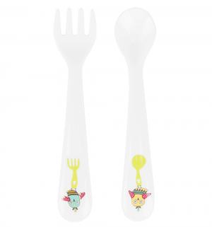 Набор  Fork & Spoon столовых приборов полипропилен Happy Baby