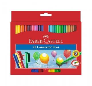 Набор фломастеров  с клипом 20 шт. Faber-Castell