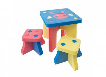 Комплект игровой мебели Litle Rabbit Table and Stools TweetSweet
