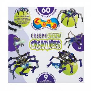 Конструктор  Glow Creepy Creatures 60 элементов Zoob