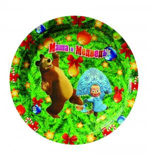 Посуда  Новый год, Маша и Медведь