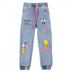 Брюки джинсовые для девочки Be positive kids girls 12342041 Playtoday